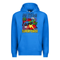 True Royal Autism is my superpower Autism Awareness Day Premium Hoodie - FaDigitalArtStudio
