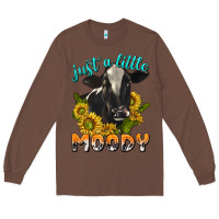 Chestnut Just a Little Moody Long Sleeve Tee - texasbilliewilder