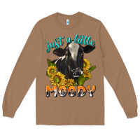Toasted Coconut Just a Little Moody Long Sleeve Tee - texasbilliewilder