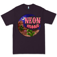 Plum neon moon Premium Tee - NancyCooperArtShop