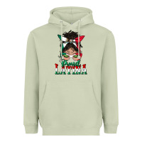 Matcha proud latina messy bun mama Heavyweight Hoodie - BundleAndBundleShop