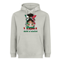 Moon Dust proud latina messy bun mama Heavyweight Hoodie - BundleAndBundleShop