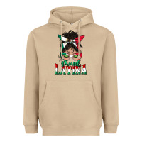 Mushroom proud latina messy bun mama Heavyweight Hoodie - BundleAndBundleShop