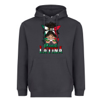 Smoke proud latina messy bun mama Heavyweight Hoodie - BundleAndBundleShop