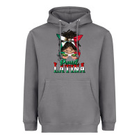 Storm proud latina messy bun mama Heavyweight Hoodie - BundleAndBundleShop