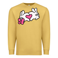 Antique Gold Minnie Mouse Premium Sweatshirt - CowhideDigitalArt