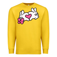 Lemon Minnie Mouse Premium Sweatshirt - CowhideDigitalArt