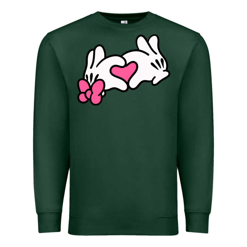 Minnie Mouse Premium Sweatshirt by CowhideDigitalArt | Teevron