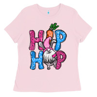 Bubblegum Pink Easter hip hop gnome Ladies Tee - NancyCooperArtShop