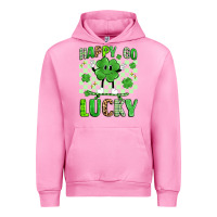 Fuchsia Pink happy go lucky Urban Hoodie - Artiststas