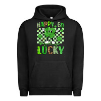 Pigment Black happy go lucky Urban Hoodie - Artiststas