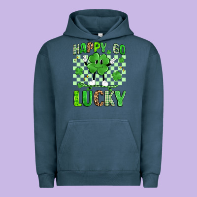 Happy Go Lucky Urban Hoodie Designed By Artiststas