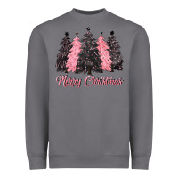 Storm pink merry christmas Heavyweight Sweatshirt - CowGirlArtShop