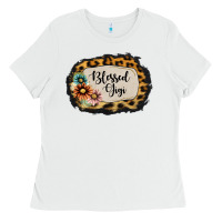 White Blessed Gigi Ladies Tee - Jasminsmagicworld