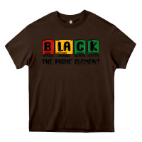 Chocolate Brown prime element Heavy Core Tee - MaliasSmallBusiness