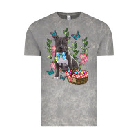 Cloud Rock Easter Pitbull Vintage Tee - RanaPortraitStore