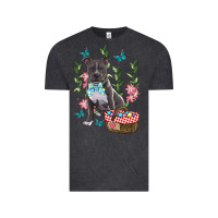 Vintage Black Easter Pitbull Vintage Tee - RanaPortraitStore