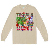 Mushroom Tequila made me do it Long Sleeve Tee - NancyCooperArtShop