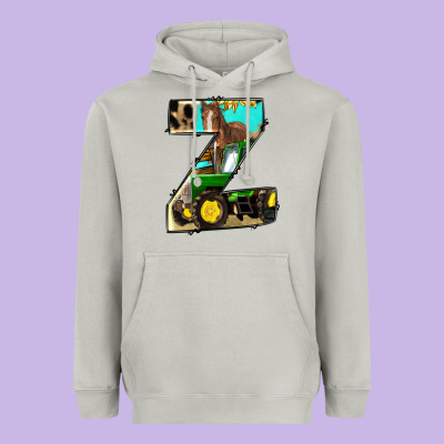 Farm Life Alphabet Lowercase Letters Z Heavyweight Hoodie Designed By Bundleandbundleshop