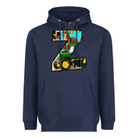 Navy farm life alphabet lowercase letters z Heavyweight Hoodie - BundleAndBundleShop