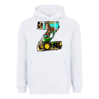 White farm life alphabet lowercase letters z Heavyweight Hoodie - BundleAndBundleShop