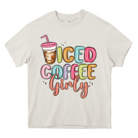 Cream iced coffee girly Heavy Core Tee - MaliasSmallBusiness