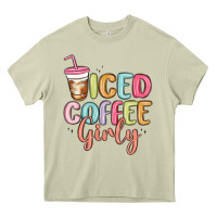 Mossy iced coffee girly Heavy Core Tee - MaliasSmallBusiness