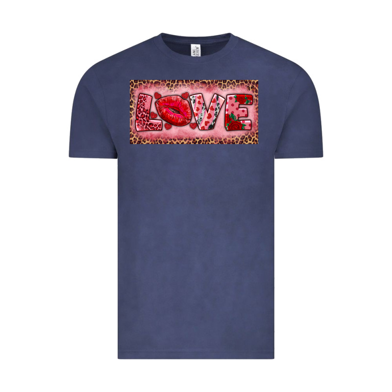 Pink Love Kiss Valentine's Day Vintage Tee by RanaPortraitStore | Teevron