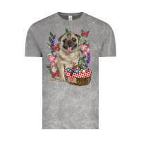 Cloud Rock Easter pug Vintage Tee - RanaPortraitStore
