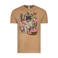 Vintage Camel Easter pug Vintage Tee - RanaPortraitStore