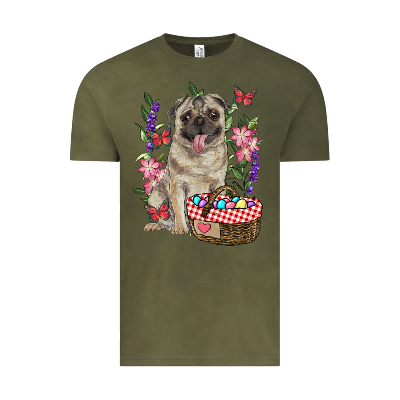 Easter Pug Vintage Tee by RanaPortraitStore | Teevron