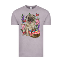 Vintage Zinc Easter pug Vintage Tee - RanaPortraitStore