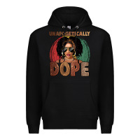 Black Unapologetically dope Premium Hoodie - FaDigitalArtStudio