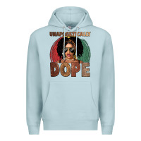 Blue Mist Unapologetically dope Premium Hoodie - FaDigitalArtStudio