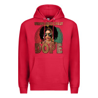 Cardinal Unapologetically dope Premium Hoodie - FaDigitalArtStudio