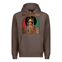 Coffee Unapologetically dope Premium Hoodie - FaDigitalArtStudio