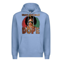 Colony Blue Unapologetically dope Premium Hoodie - FaDigitalArtStudio