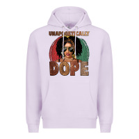 Lilac Unapologetically dope Premium Hoodie - FaDigitalArtStudio