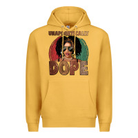 Mustard Unapologetically dope Premium Hoodie - FaDigitalArtStudio
