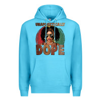 Ocean Blue Unapologetically dope Premium Hoodie - FaDigitalArtStudio