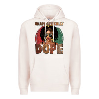 Pale Pink Unapologetically dope Premium Hoodie - FaDigitalArtStudio