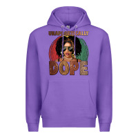 Purple Unapologetically dope Premium Hoodie - FaDigitalArtStudio