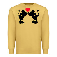 Antique Gold Minnie Mouse Premium Sweatshirt - CowhideDigitalArt