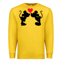 Lemon Minnie Mouse Premium Sweatshirt - CowhideDigitalArt