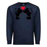 Navy Minnie Mouse Premium Sweatshirt - CowhideDigitalArt
