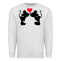 Oatmeal Heather Minnie Mouse Premium Sweatshirt - CowhideDigitalArt