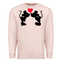 Pale Pink Minnie Mouse Premium Sweatshirt - CowhideDigitalArt