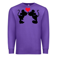 Purple Minnie Mouse Premium Sweatshirt - CowhideDigitalArt