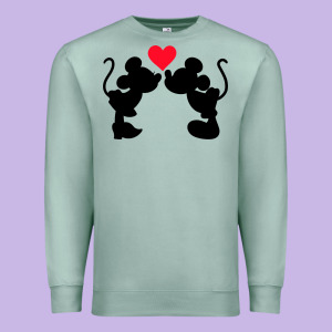 Minnie Mouse Premium Sweatshirt Designed By Cowhidedigitalart