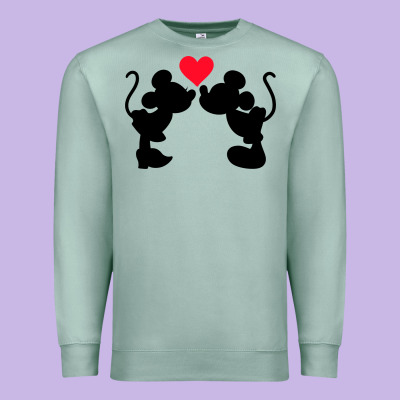 Minnie Mouse Premium Sweatshirt Designed By Cowhidedigitalart